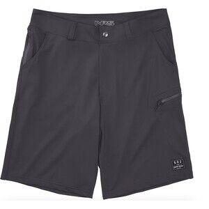 NRS Shorts Mens 34x10 Gray Guide Cargo Pocket Outdoor Idaho Hiking